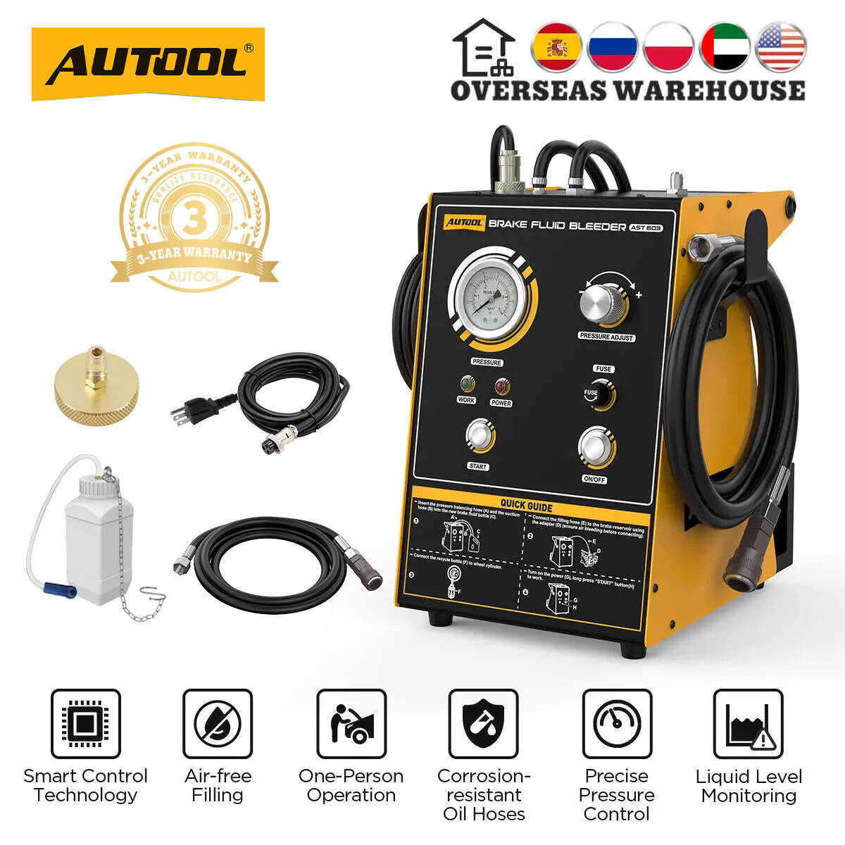Brake Fluid - Sistema di spurgo freni auto AUTOOL