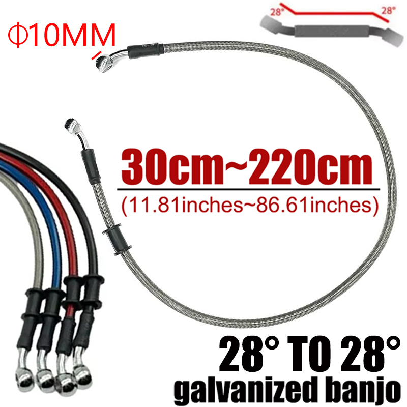 Argento da 30 cm a 220 cm 28 ° - Motorcycle Brake Cable recensione e prezzo